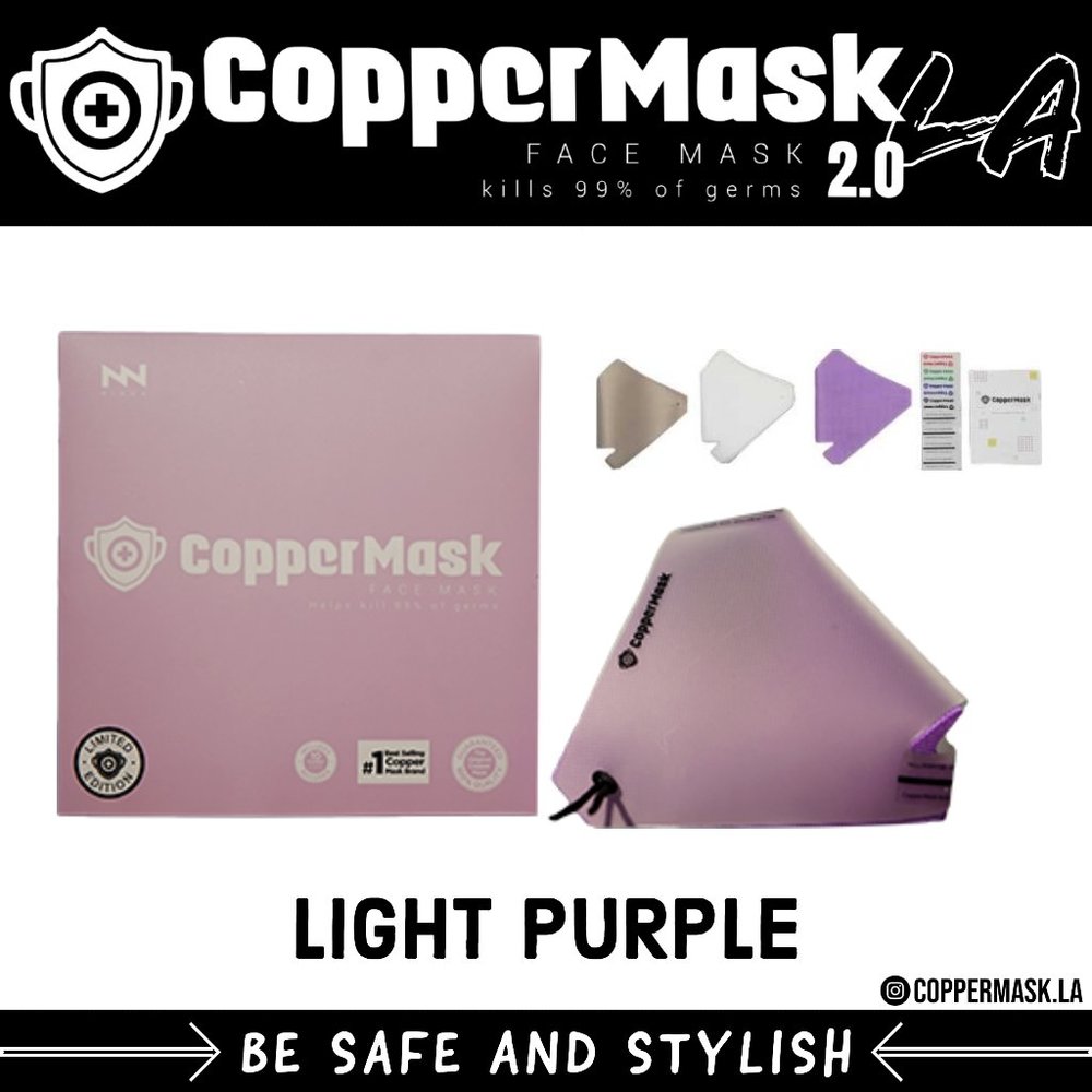 CopperMask 2.0 Face Mask Light Purple